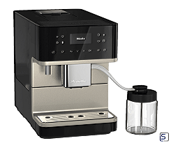 MIELE CM 6360 Milk Perfection Kaffeevollautomat Obsidianschwarz/CleanSteelMetallic leasen 